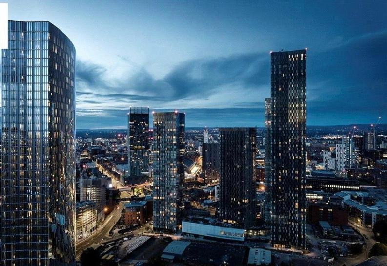 Luxury 2 Bedroom Apartment Manchester City Centre Екстер'єр фото